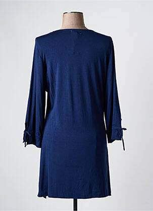 Rochie de plajă mâneci 3/4 albastru YSABEL MORA femeie