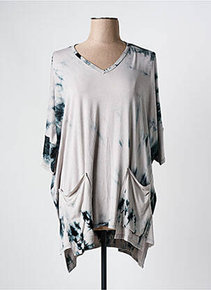 Tunică mâneci lungi gri KEDZIOREK femeie