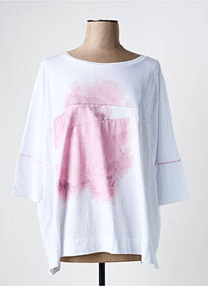Tricou mâneci 3/4 mâneci 3/4 alb OZAI N KU femeie