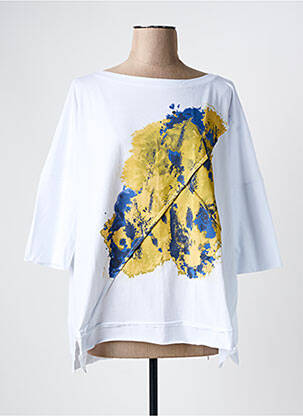 Tricou mâneci 3/4 mâneci 3/4 alb OZAI N KU femeie