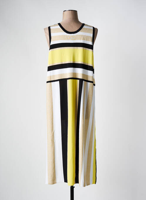 Rochie midi galben SCORZZO femeie