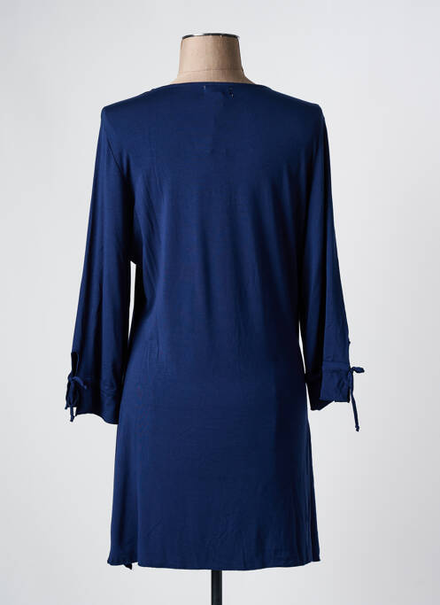 Rochie de plajă croială cambrată albastru YSABEL MORA femme