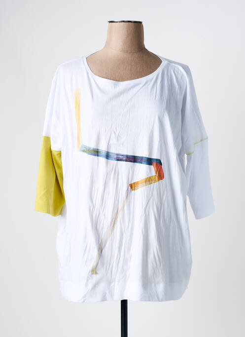 Tricou mâneci 3/4 mâneci 3/4 alb OZAI N KU femme