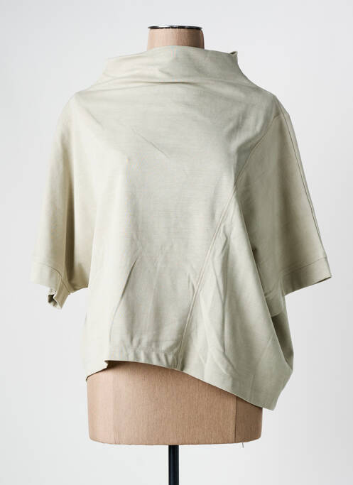 Tricou elasticitate mâneci 3/4 verde GERSHON BRAM femme