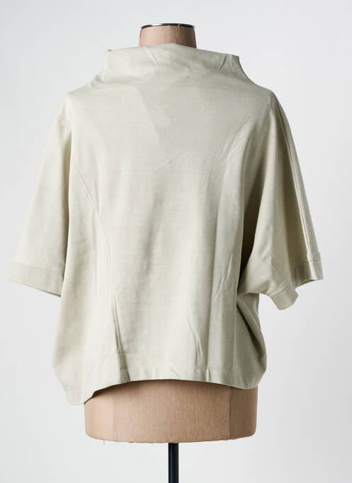 Tricou elasticitate mâneci 3/4 verde GERSHON BRAM femme