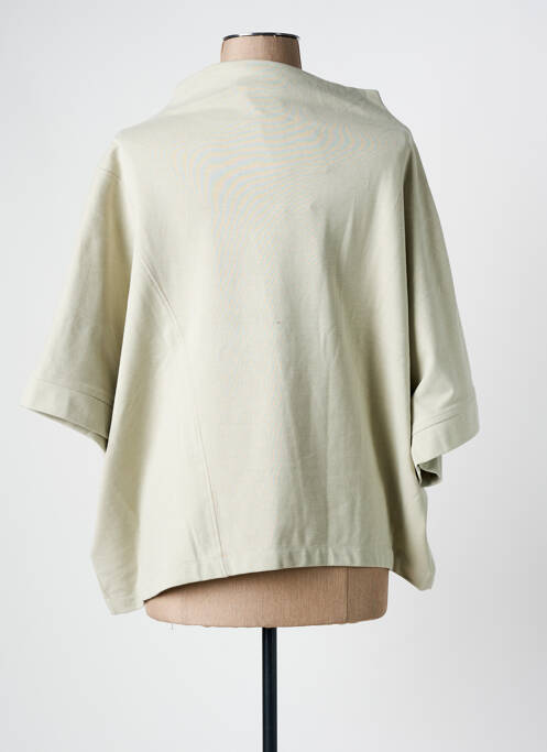 Tricou elasticitate mâneci 3/4 verde GERSHON BRAM femme