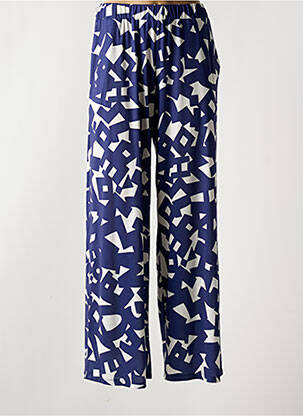 Pantalon drept albastru REVER MILE femeie