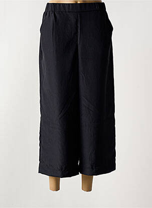 Pantalon 7/8 talie elastică mărime normală negru RAFFAELLO ROSSI femeie