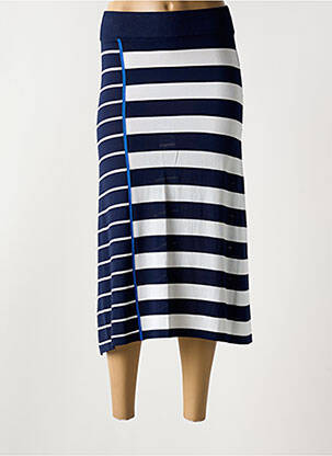 Fustă lungă albastru SCORZZO femeie