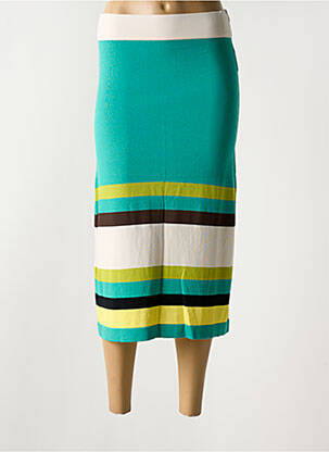 Fustă lungă verde SCORZZO femeie