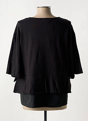 Tricou croială dreaptă mâneci scurte negru URBAN BY ALEMBIKA femeie
