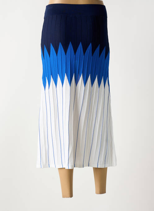 Fustă lungă albastru SCORZZO femeie