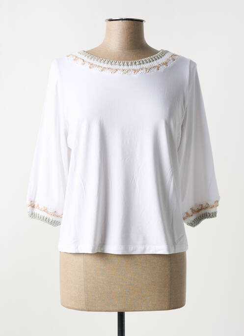 Top alb TRICOT CHIC femeie