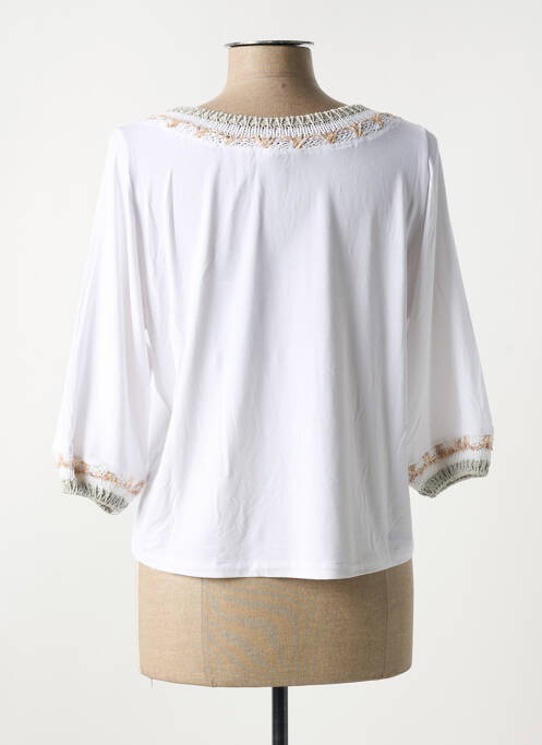 Top alb TRICOT CHIC femeie