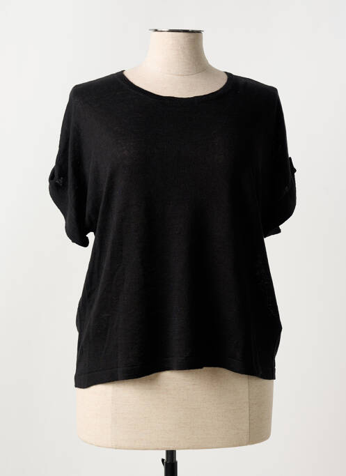 Tricou negru CHARMING SMILE femeie