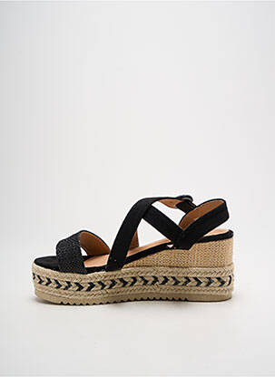 Sandale/pantofi decupați toc platformă toc de 4 la 6 cm negru FINDLAY femeie