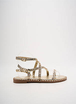 Sandale/Pantofi decupați auriu IDEAL femeie