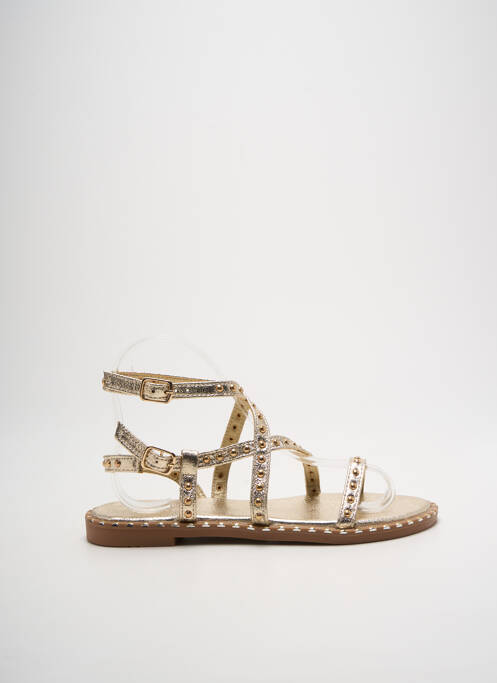 Sandale/Pantofi decupați auriu IDEAL femeie