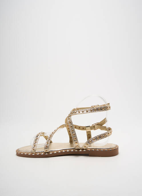 Sandale/Pantofi decupați auriu IDEAL femeie