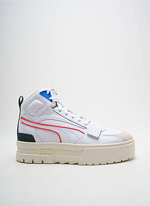 Adidași vârf rotund vârf rotund alb PUMA unisex