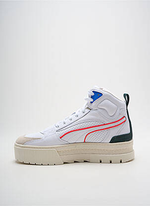 Adidași vârf rotund vârf rotund alb PUMA unisex