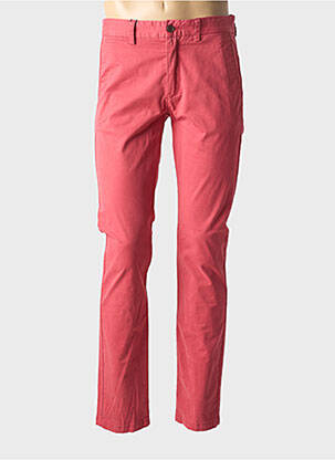 Pantalon chino țesătură poplin mărime normală roz CAMBRIDGE bărbat
