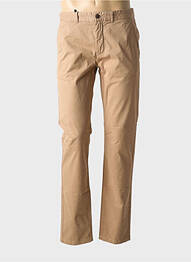Pantalon chino țesătură poplin mărime normală maro CAMBRIDGE homme