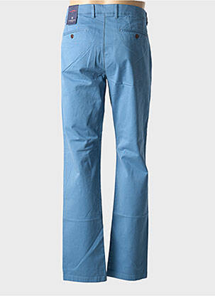 Pantalon chino elasticitate mărime normală albastru CAMBRIDGE bărbat