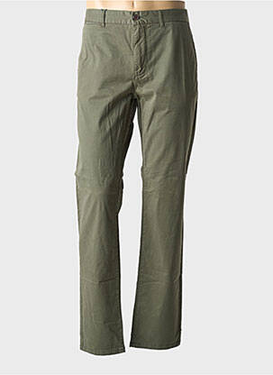 Pantalon chino elasticitate mărime normală verde CAMBRIDGE bărbat