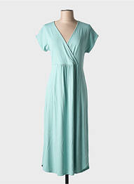 Rochie midi mâneci scurte mâneci scurte albastru GUITARE femme
