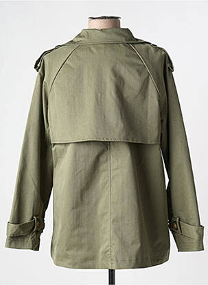 Jachete casual guler tip costum verde ATTRAIT femeie