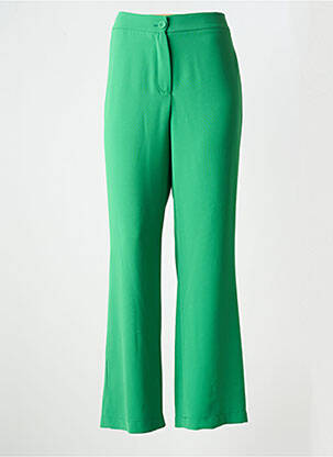 Pantalon 7/8 talie elastică mărime normală verde SIGNE NATURE femeie