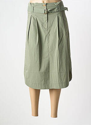 Fustă midi verde EVA KAYAN femeie