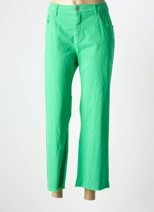 Blugi cu croială largă verde SIGNE NATURE femeie