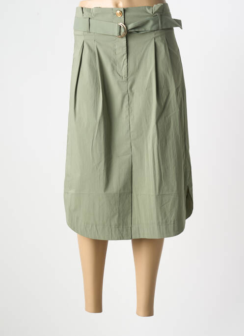 Fustă midi verde EVA KAYAN femeie