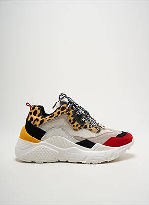 Adidași vârf rotund toc de 4 la 6 cm bej STEVE MADDEN femeie