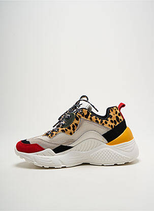 Adidași vârf rotund toc de 4 la 6 cm bej STEVE MADDEN femeie
