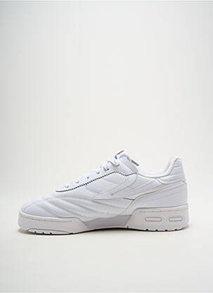 Adidași vârf rotund vârf rotund alb FILA bărbat