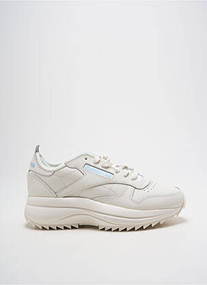 Adidași vârf rotund toc de 4 la 6 cm alb REEBOK femeie