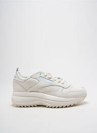 Adidași vârf rotund toc de 4 la 6 cm alb REEBOK femme