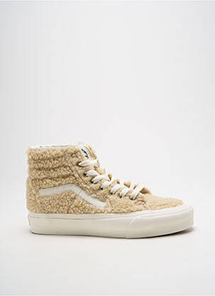 Adidași vârf rotund vârf rotund bej VANS unisex