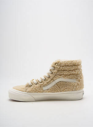 Adidași vârf rotund vârf rotund bej VANS unisex