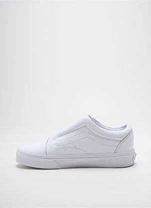 Adidași țesătură satinată vârf rotund alb VANS unisex