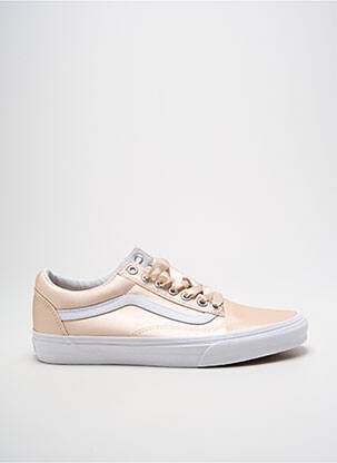 Adidași țesătură satinată toc plat până la 3 cm bej VANS femeie