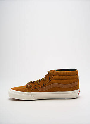 Adidași nubuc vârf rotund maro VANS unisex