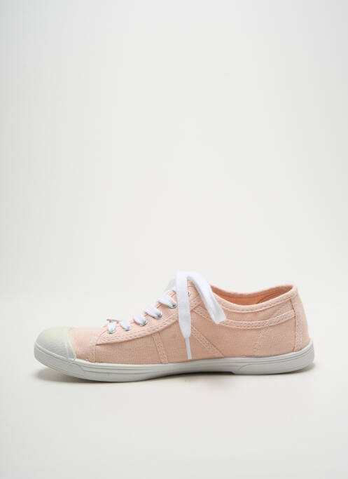 Adidași vârf rotund toc plat până la 3 cm roz LE TEMPS DES CERISES femme