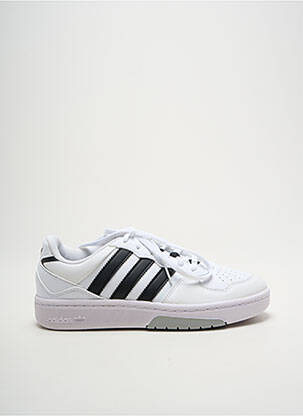 Adidași vârf rotund vârf rotund alb ADIDAS copil