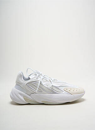 Adidași țesătură satinată toc de 4 la 6 cm alb ADIDAS femeie