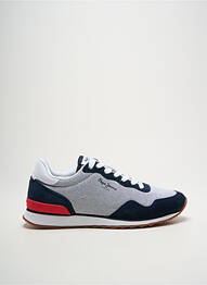 Adidași nubuc vârf rotund albastru PEPE JEANS unisexe