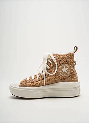 Adidași toc platformă toc de 4 la 6 cm maro CONVERSE femeie